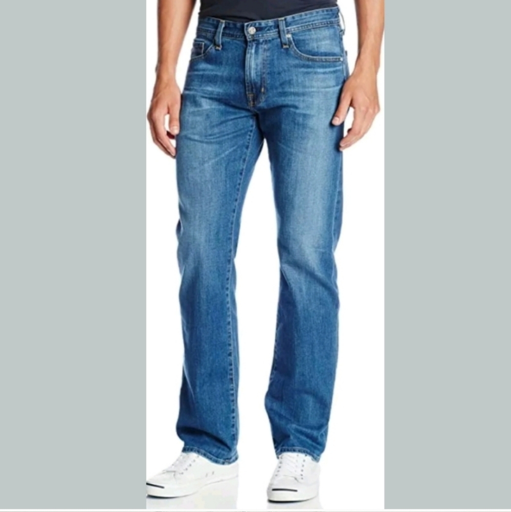 AG Adriano Goldschmied The Protégé Straight Leg Jeans Size 38X34 - Picture 11 of 11